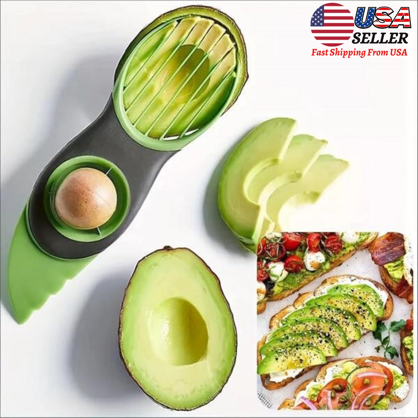 Avocado slicer Avocado Peeler Avocado Cutter Pit Remover Fruit Slicer Avocado Knife Kitchen Tools