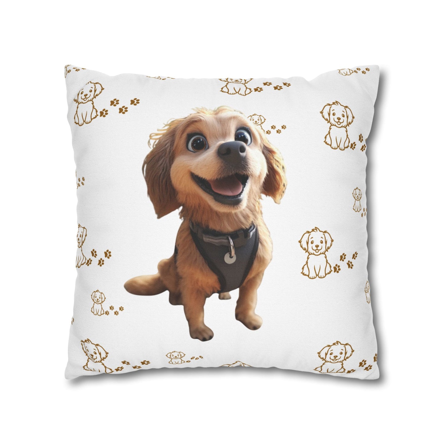 Custom Pillows for Your Adorable Pup Puppy Pillowcase Cute Cushion
