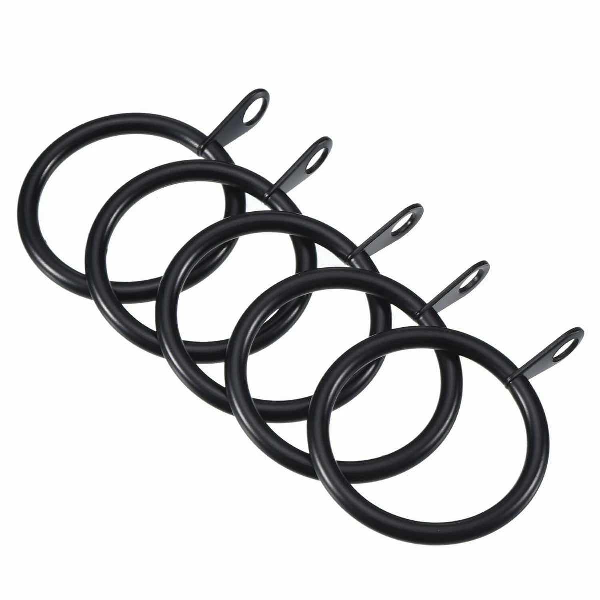 Curtain Rings Metal Curtain Rings Hanging Hooks for Curtains Rods Pole Heavy Duty Rings Inner dia. 30 mm /1.2 inch