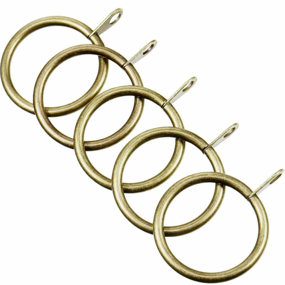 Curtain Rings Metal Curtain Rings Hanging Hooks for Curtains Rods Pole Heavy Duty Rings Inner dia. 30 mm /1.2 inch