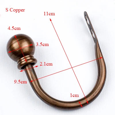 Curtain Tieback Holder 2pcs/set Tie Backs Curtain Drapes Decoration Holdback Curtain Decor