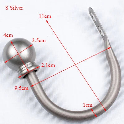 Curtain Tieback Holder 2pcs/set Tie Backs Curtain Drapes Decoration Holdback Curtain Decor