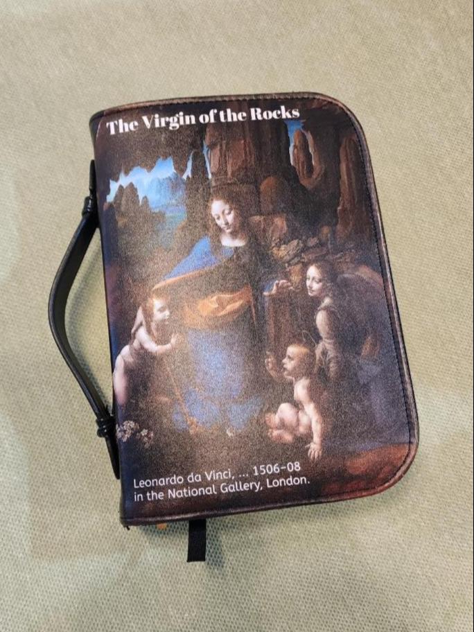 Handmade Bible Cover with Biblical Artwork Inspired by Famous Artists Bible Cover Design Biblical Picture Famous Artist