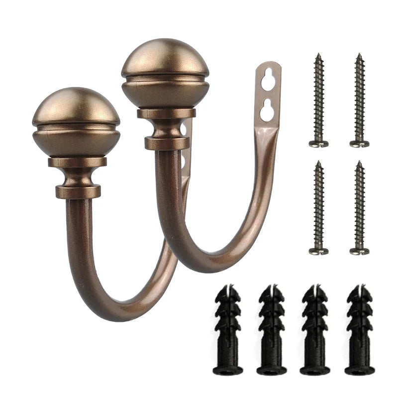 Curtain Tieback Holder 2pcs/set Tie Backs Curtain Drapes Decoration Holdback Curtain Decor