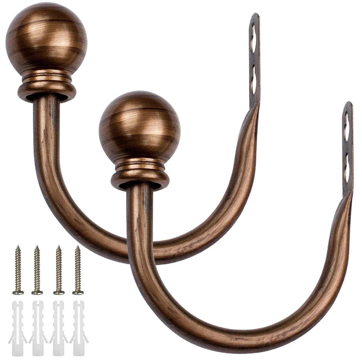 Curtain Holdbacks 2Pcs Curtain Hooks Holder Drapery Holdbacks Curtain Tiebacks