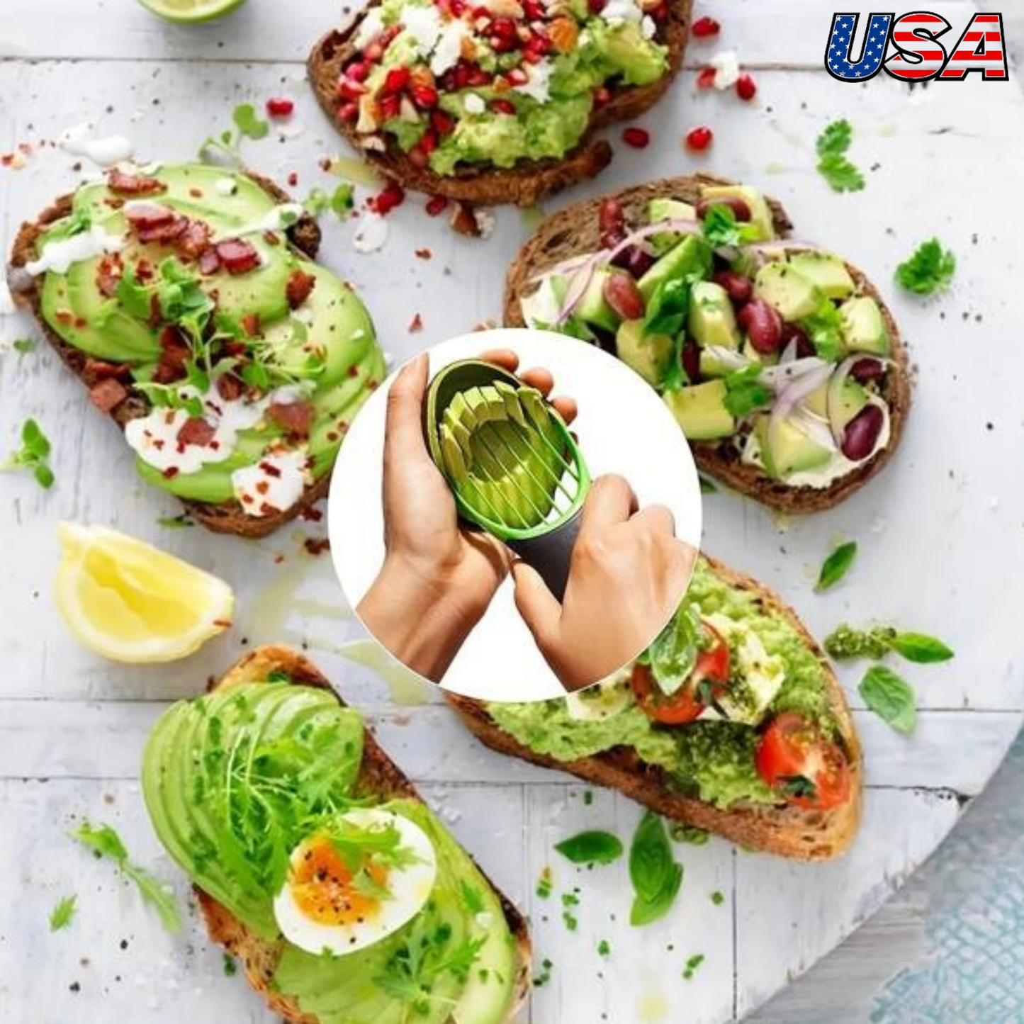Avocado slicer Avocado Peeler Avocado Cutter Pit Remover Fruit Slicer Avocado Knife Kitchen Tools