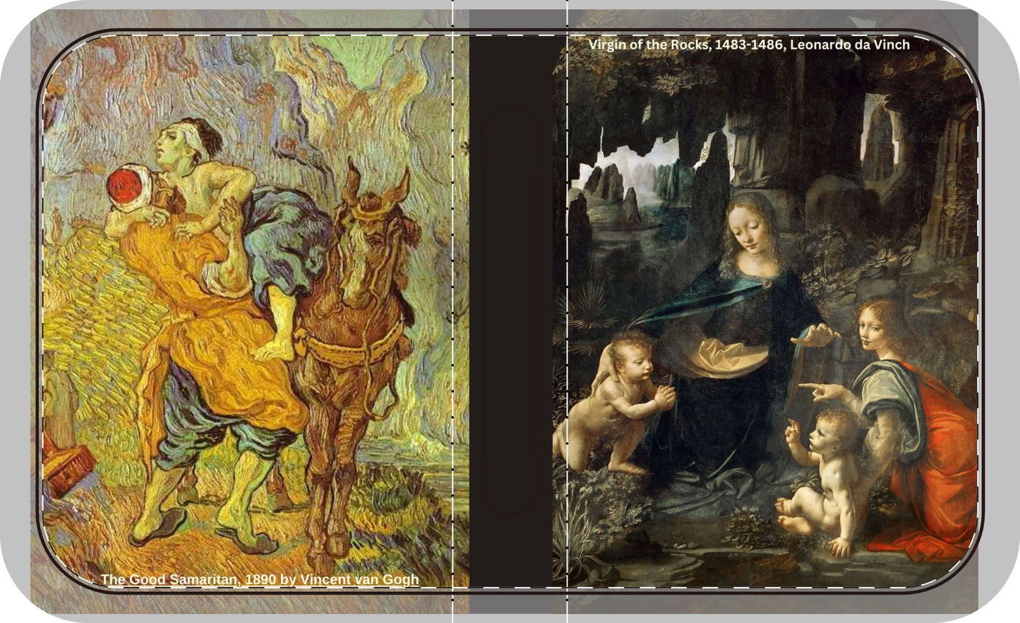 Handmade Bible Cover with Biblical Artwork Inspired by Famous Artists Bible Cover Design Biblical Picture Famous Artist