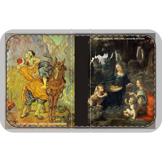 Handmade Bible Cover with Biblical Artwork Inspired by Famous Artists Bible Cover Design Biblical Picture Famous Artist