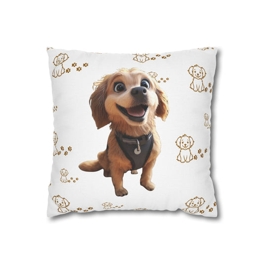 Custom Pillows for Your Adorable Pup Puppy Pillowcase Cute Cushion