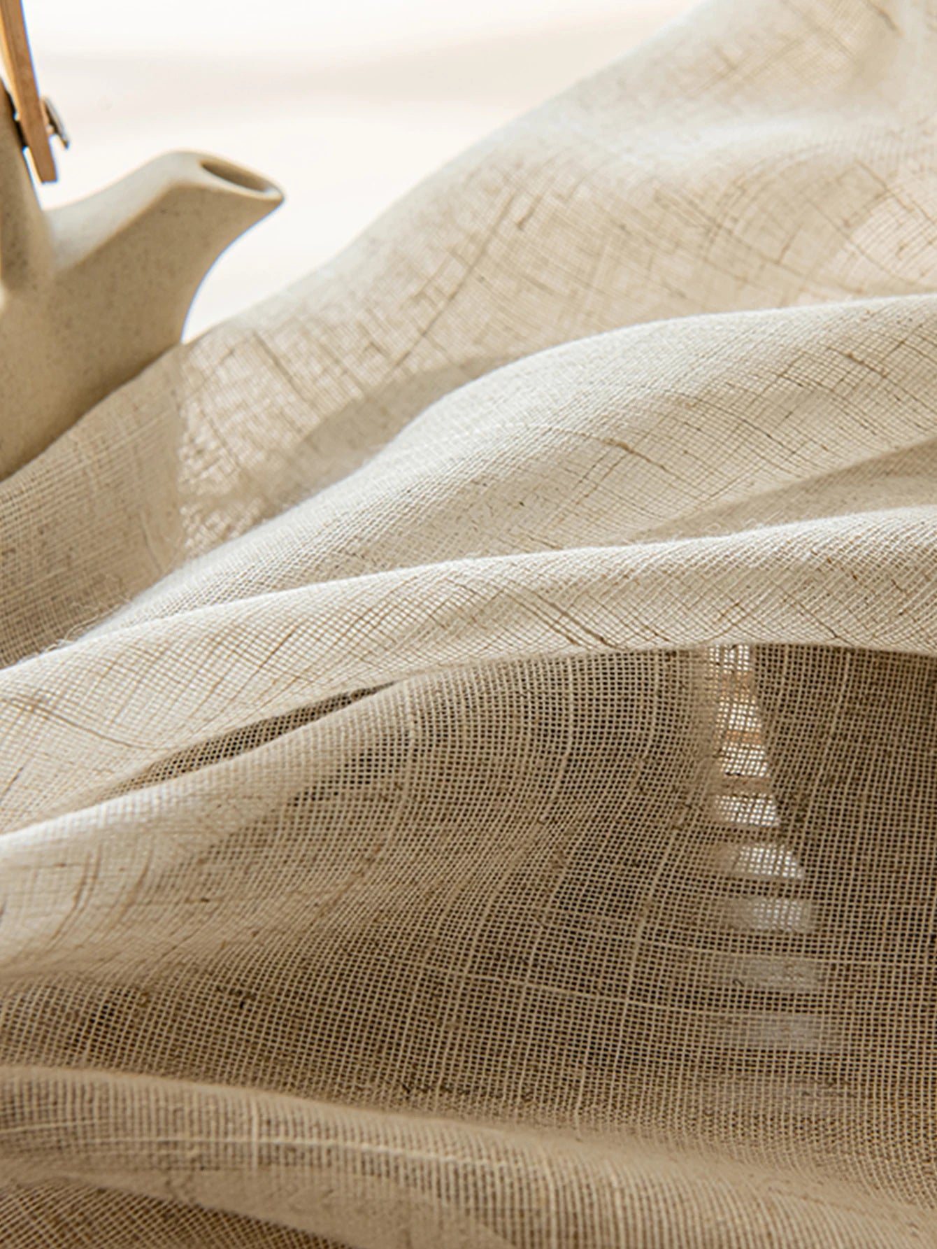 Curtains Linen Rustic Feeling Semi Sheer