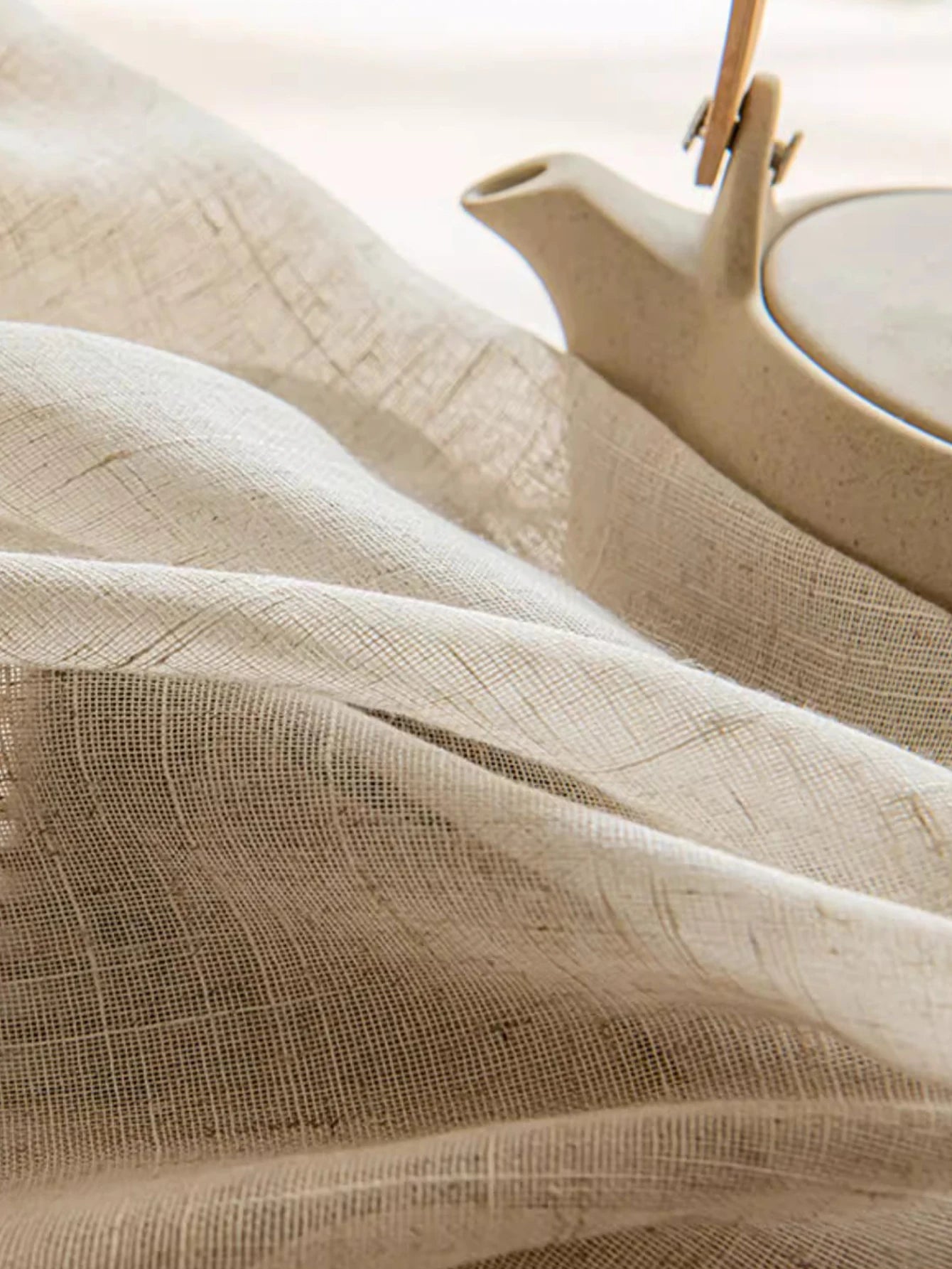 Curtains Linen Rustic Feeling Semi Sheer