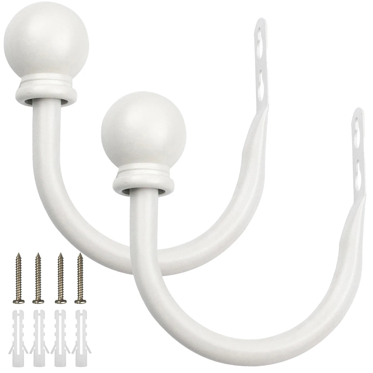 Curtain Holdbacks 2Pcs  Curtain Hooks Holder Drapery Holdbacks Curtain Tiebacks