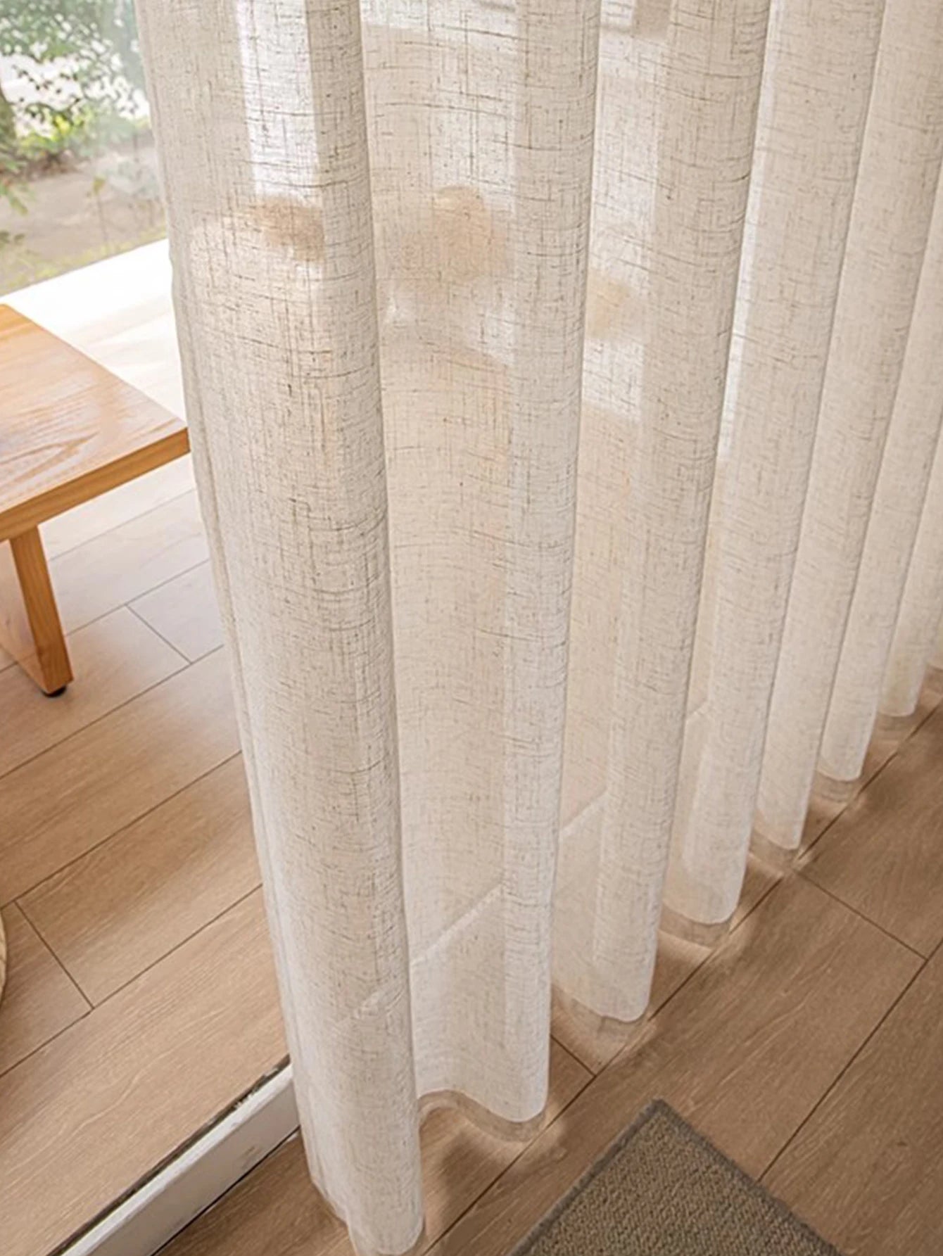 Curtains Linen Rustic Feeling Semi Sheer