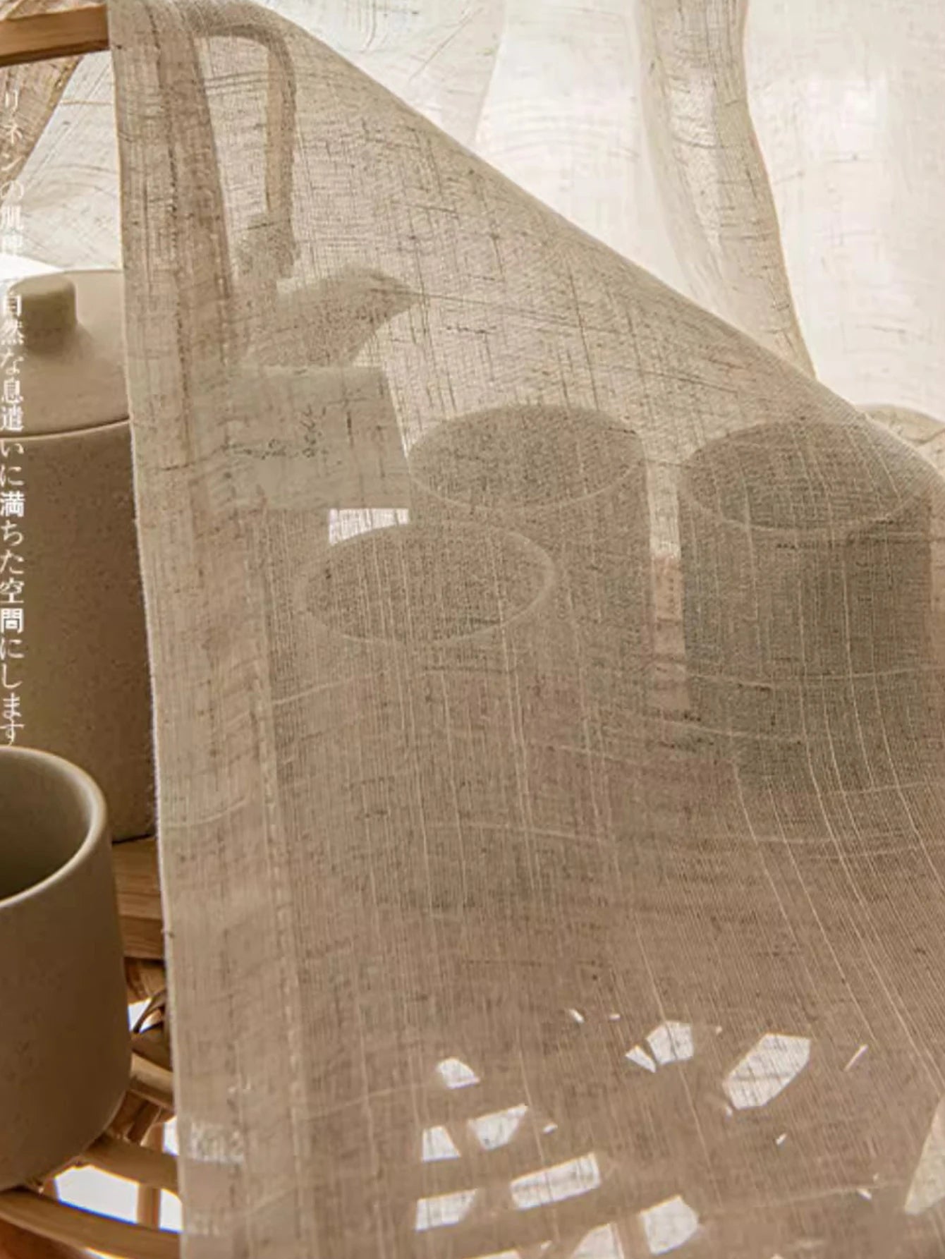Curtains Linen Rustic Feeling Semi Sheer
