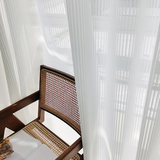 Curtains Sheer Thin Curtain See Through White Curtain