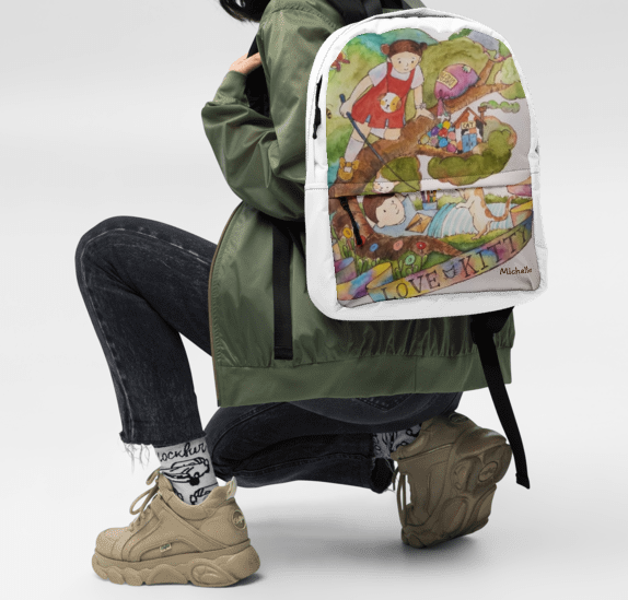 Backpack Customized Bag Personalized Art Backpack